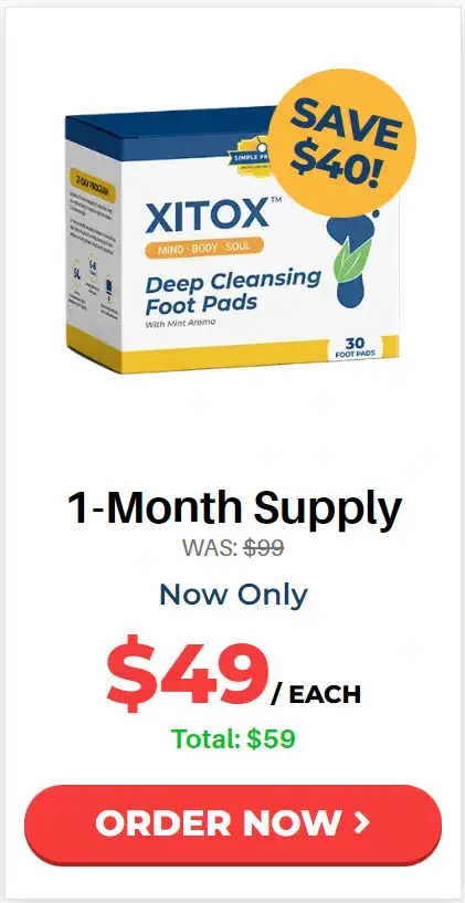 Xitox Foot Pads 1 pack 